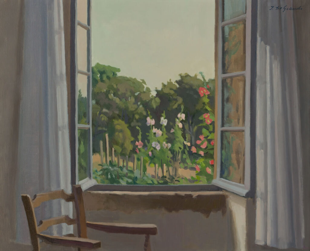 Italo De Grandi : 
Jardin au soleil